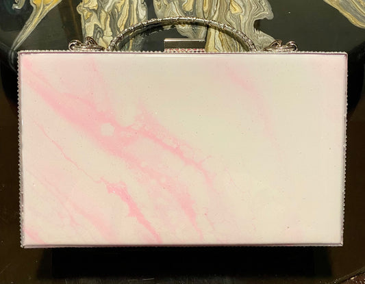 Beautiful Light Pink Of A Kind Clutch Purse “The Royalty”